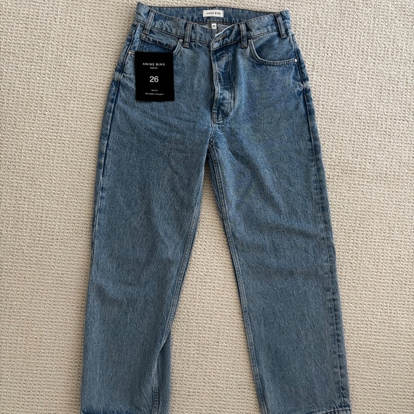 Anine Bing Gavin Jeans Clean Blue - Picture 3 of 4